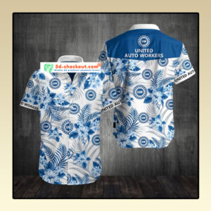 United Auto Workers Uaw Hawaiian Shirt