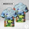 United Express Bombardier Crj-700 Hawaiian Shirt