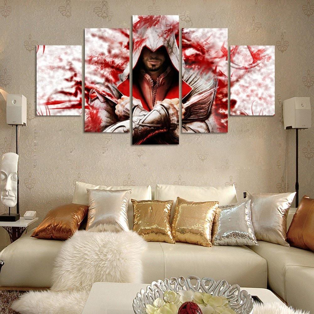 Unity Of Assassins Creed - Movie 5 Panel Canvas Art Wall Decor Unity Of Assassins Creed - Movie 5 Panel Canvas Art Wall Decor