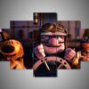Up 3 - Cartoon 5 Panel Canvas Art Wall Decor