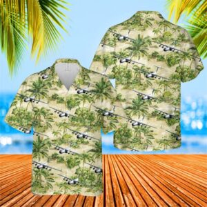 Us Air Force Hanoi Taxi Lockheed C-141 Hawaiian Shirt