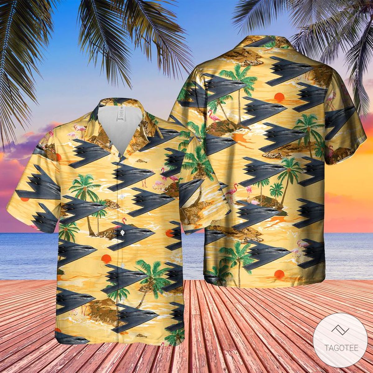 Us Air Force Northrop Grumman B-2A Spirit Hawaiian Shirt Us Air Force Northrop Grumman B-2A Spirit Hawaiian Shirt