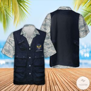 Us Air Force Tactical Vest Hawaiian Shirt