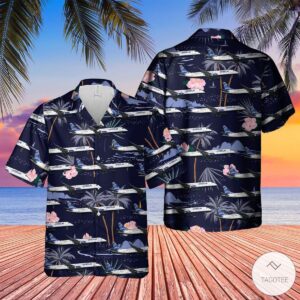 Us Airlines 5 Embraer 190Ar (Erj-190-100Igw) Hawaiian Shirt