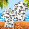 Us Army Hughes Oh6 Cayuse Hawaiian Shirt