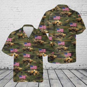 Us Army M1117 Armored Security Vehicle Hawaiian Shirt