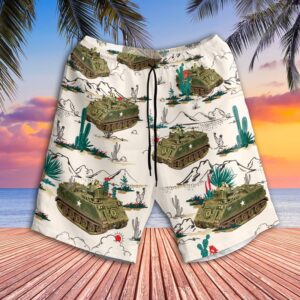 Us Army M113 Apc Hawaiian Shirt