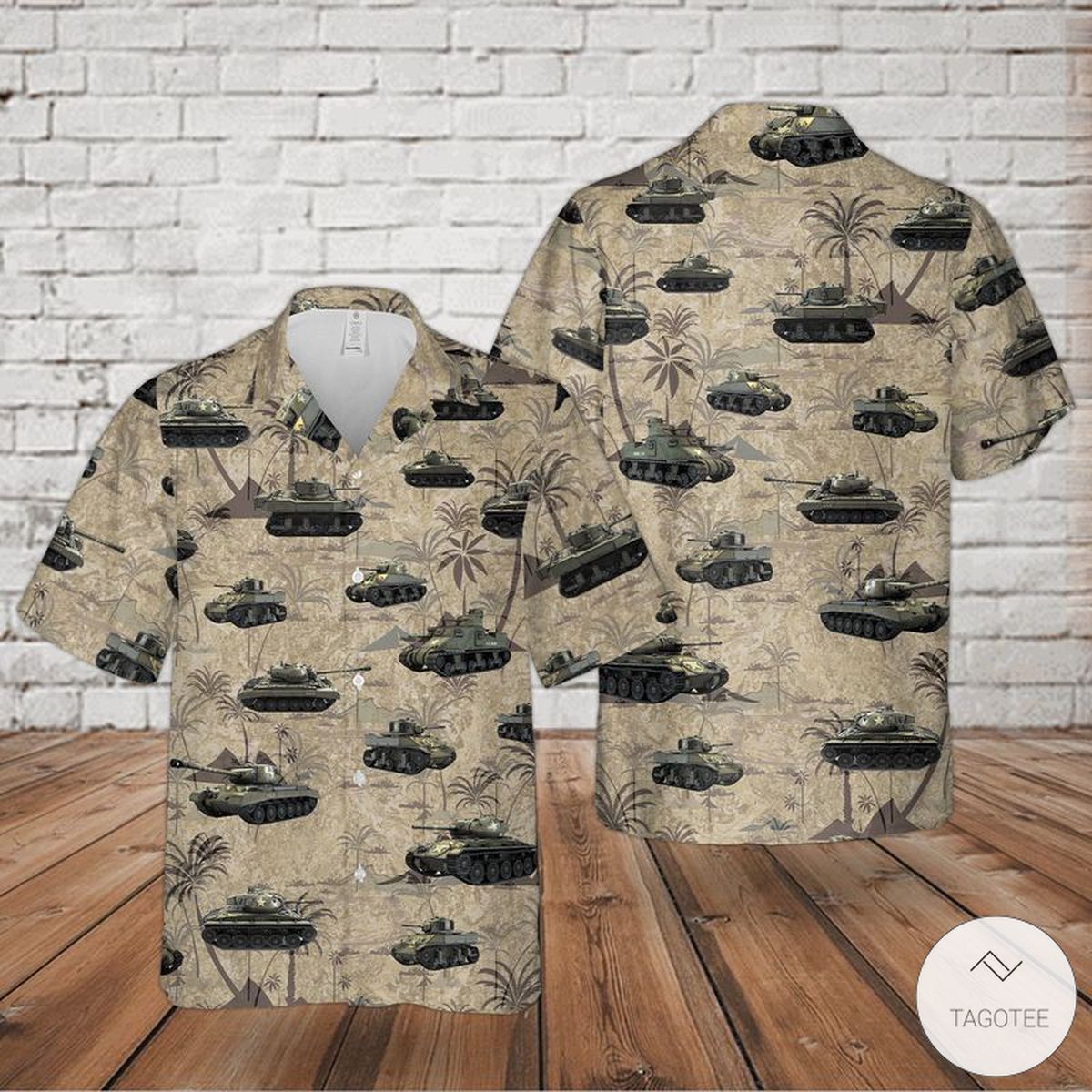 Us Army Tanks Wwii Hawaiian Shirt Us Army Tanks Wwii Hawaiian Shirt
