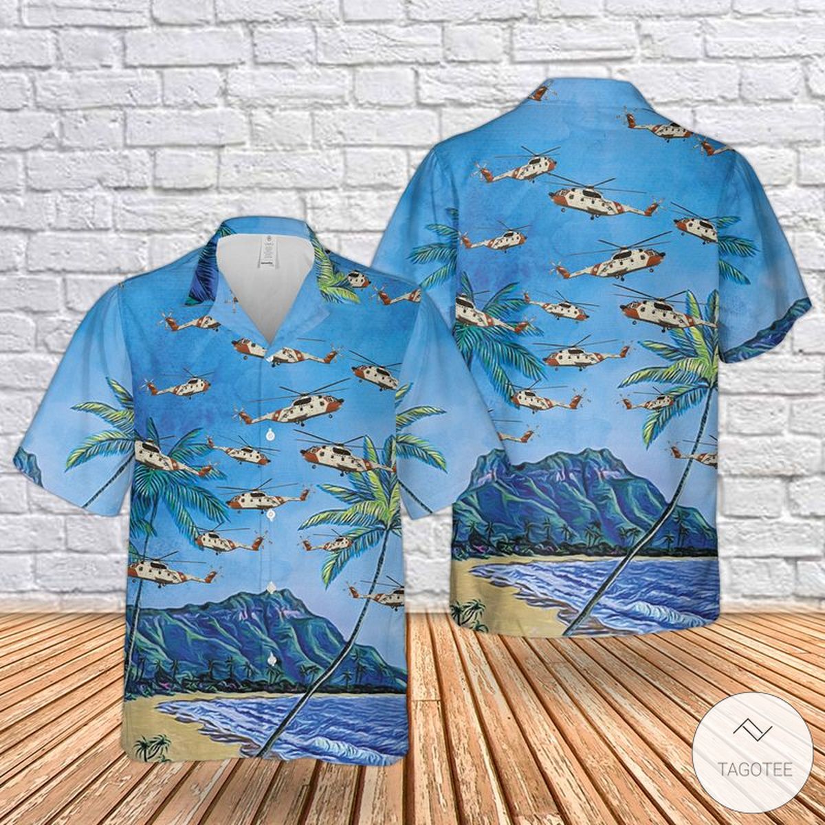 Us Coast Guard H-3 Helicopter Hawaiian Shirt Us Coast Guard H-3 Helicopter Hawaiian Shirt