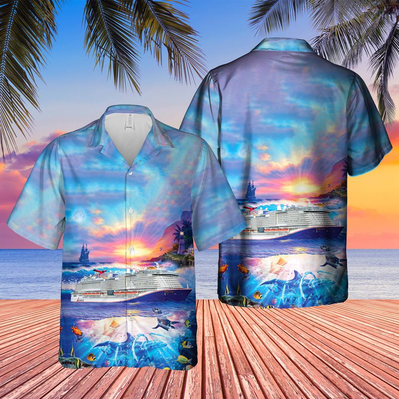 Us Cruise Mardi Gras Ocean Life Hawaiian Shirt Us Cruise Mardi Gras Ocean Life Hawaiian Shirt