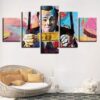 Us Dollar Entrepreneur - Famous Person 5 Panel Canvas Art Wall Decor