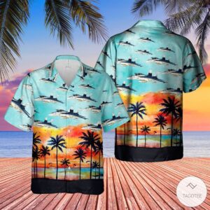 Us Navy Boeing Fa-18Ef Super Hornet Hawaiian Shirt