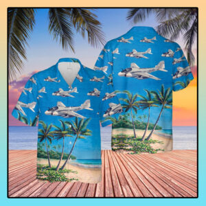 Us Navy Grumman A-6 Intruder Hawaiian Shirt