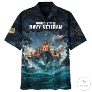 Us Navy Veteran Uss War Ship Hawaiian Shirt