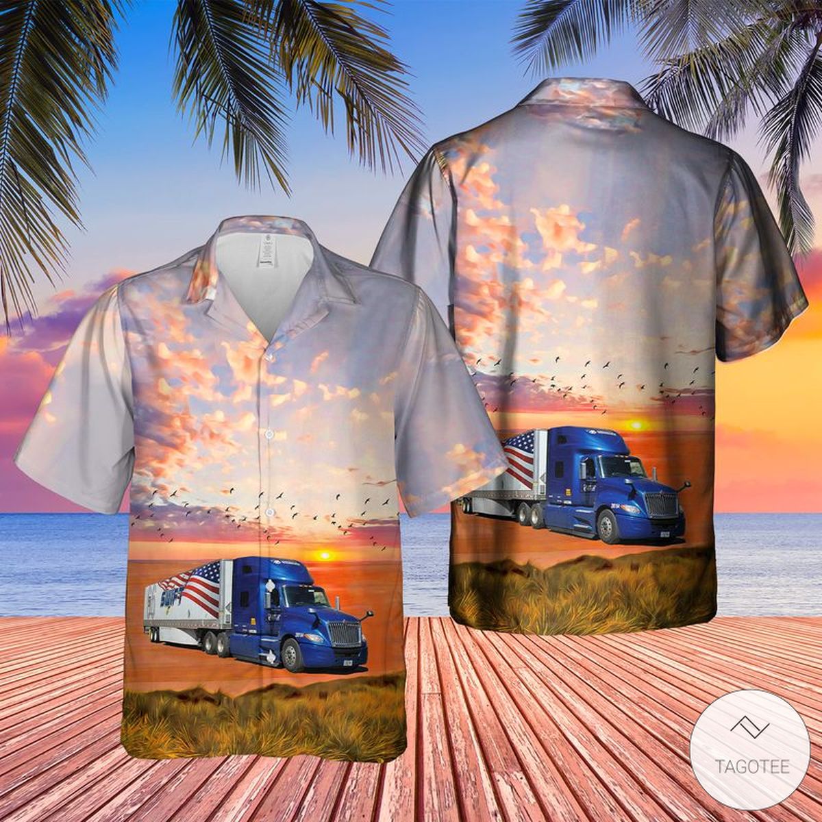 Us Swift Truck Hawaiian Shirt Us Swift Truck Hawaiian Shirt