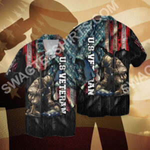 Us Veteran All Over Printed Hawaiian Shirt