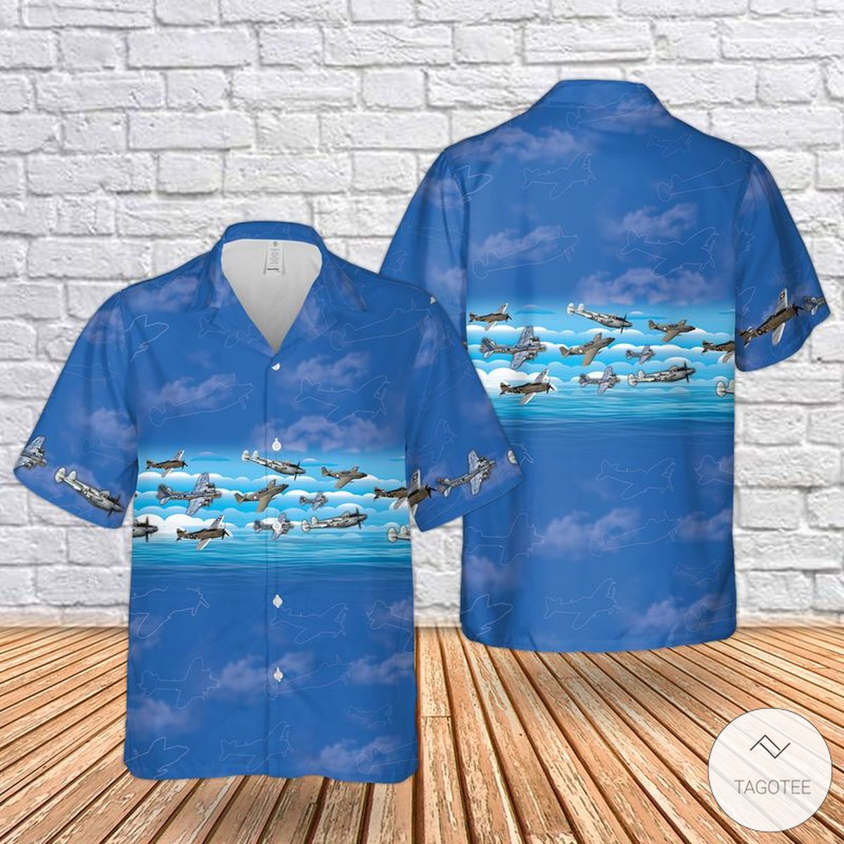 Usa Wwii Aircraft Hawaiian Shirt Usa Wwii Aircraft Hawaiian Shirt