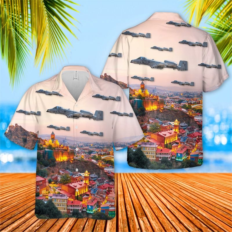 Usaf 75Th Fighter Squadron Tiger Sharks Hawaiian Shirt Usaf 75Th Fighter Squadron Tiger Sharks Hawaiian Shirt