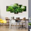 Useful Green Vegetables - Kitchen 5 Panel Canvas Art Wall Decor