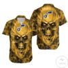 Utah Jazz Nba Skull Hawaiian Shirt