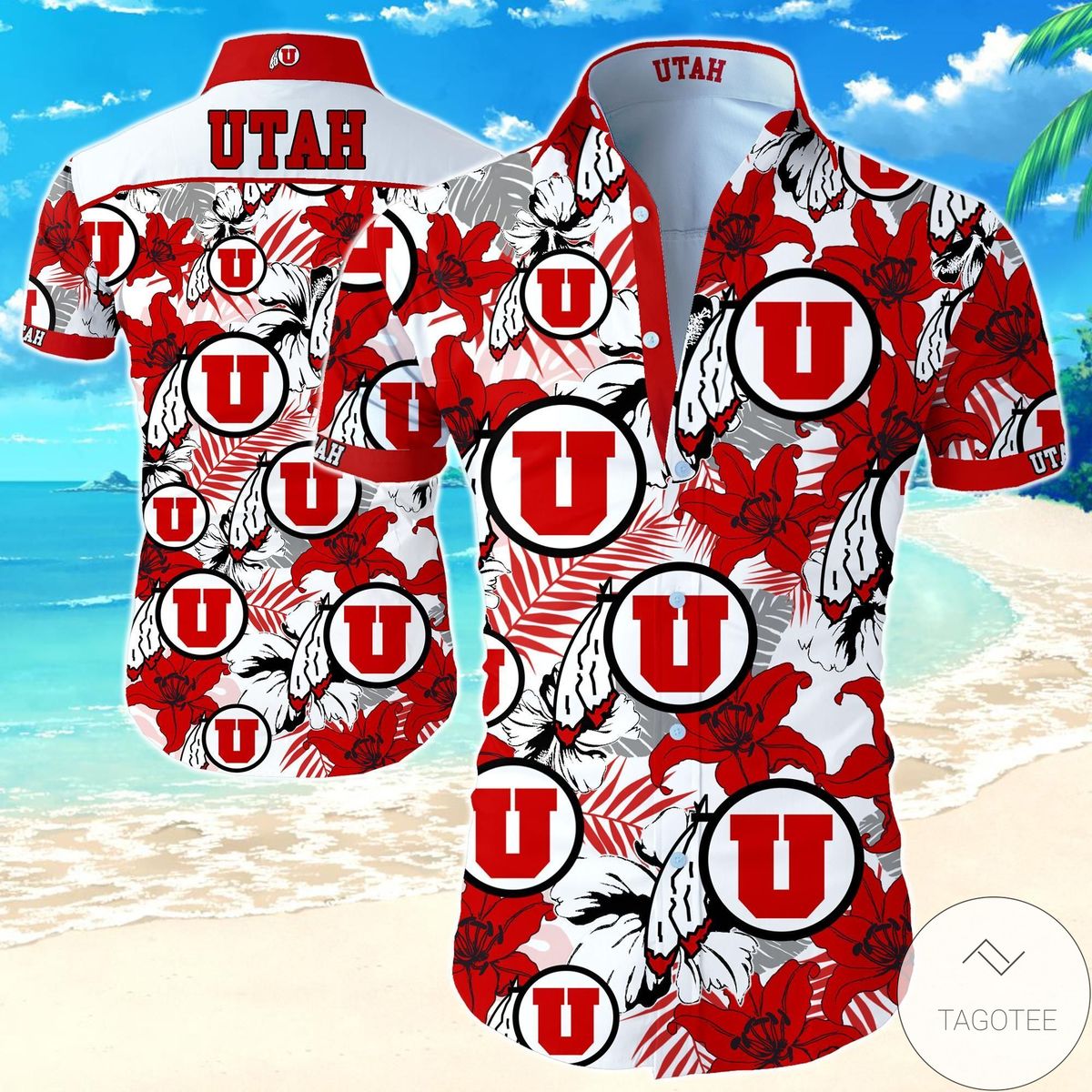 Utah Utes Football Hawaiian Shirt Utah Utes Football Hawaiian Shirt