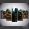 Vader And Bounty Hunters - Movie 5 Panel Canvas Art Wall Decor