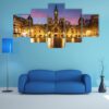 Valencia City Hall In Spain - Religion 5 Panel Canvas Art Wall Decor