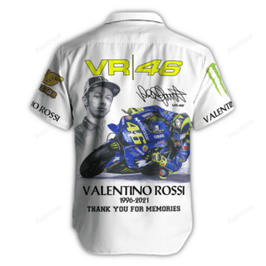 Valenting Rossi Vr46 Hawaiian Shirt