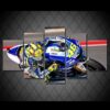 Valentino Rossi Motor Racing - Sport 5 Panel Canvas Art Wall Decor
