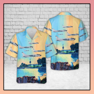 Vc-7 Vought F-8 Crusader Hawaiian Shirt