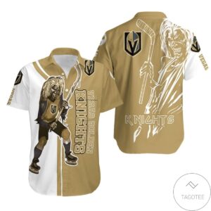 Vegas Golden Knights And Zombie Hawaiian Shirt