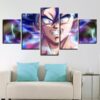 Vegeto Dragon Ball - Anime 5 Panel Canvas Art Wall Decor