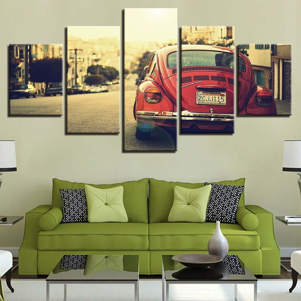 Vehicle 3 - Automative 5 Panel Canvas Art Wall Decor Vehicle 3 - Automative 5 Panel Canvas Art Wall Decor