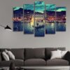 Venice Italy 02 - Nature 5 Panel Canvas Art Wall Decor
