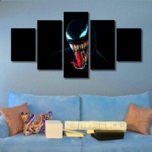 Venom 06 - Movie 5 Panel Canvas Art Wall Decor