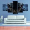 Venom Cc - Movie 5 Panel Canvas Art Wall Decor