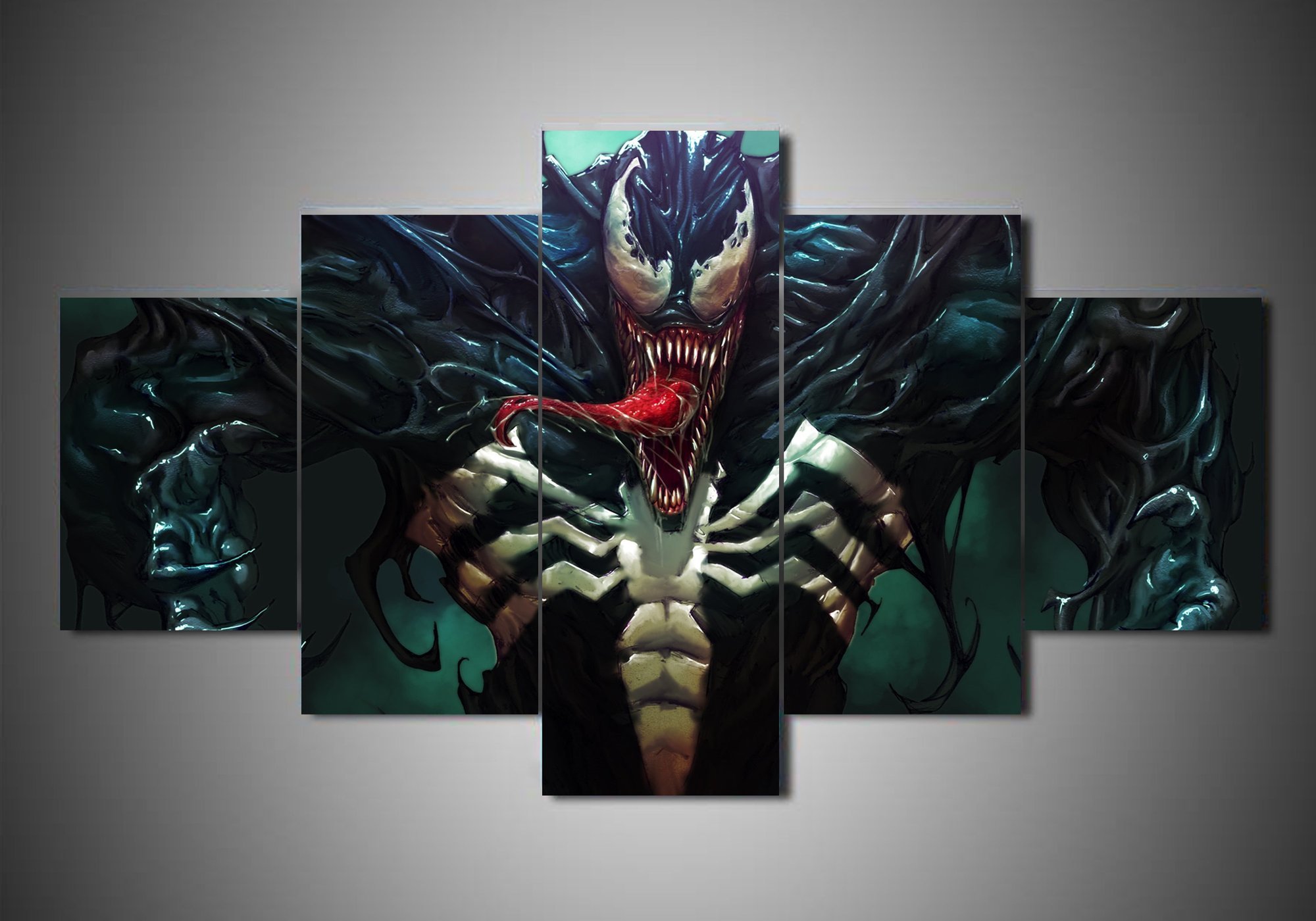 Venom - Movie 5 Panel Canvas Art Wall Decor Venom - Movie 5 Panel Canvas Art Wall Decor