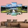Versailles Royal Garden In Paris - Nature 5 Panel Canvas Art Wall Decor