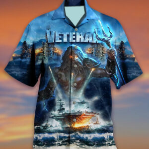 Veteran Attack On Poseidon Hawaiian Shirt
