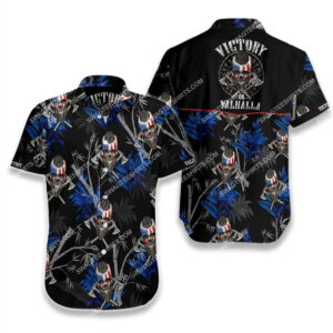 Victory Or Valhalla Viking All Over Printed Hawaiian Shirt