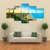 Vieste And Pizzomunno Beach View - Nature 5 Panel Canvas Art Wall Decor