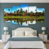 Vietnam cambodia beautiful sights - Nature 5 Panel Canvas Art Wall Decor