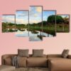 View Of Nature In Borneo Sabah Malaysia - Nature 5 Panel Canvas Art Wall Decor