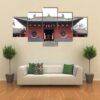 View Of Shaolin Temple In China - Nature 5 Panel Canvas Art Wall Decor