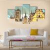 View Of St Nicholas Church - Religion 5 Panel Canvas Art Wall Decor