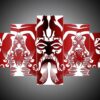 Vikings 1 - Abstract 5 Panel Canvas Art Wall Decor