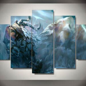 Vikings 2 - Movie 5 Panel Canvas Art Wall Decor