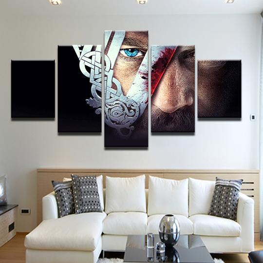 Vikings History Channel - Movie 5 Panel Canvas Art Wall Decor Vikings History Channel - Movie 5 Panel Canvas Art Wall Decor