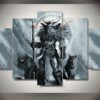Vikings - Movie 5 Panel Canvas Art Wall Decor