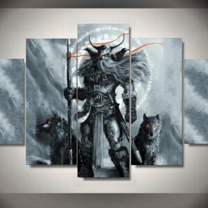 Vikings - Movie 5 Panel Canvas Art Wall Decor